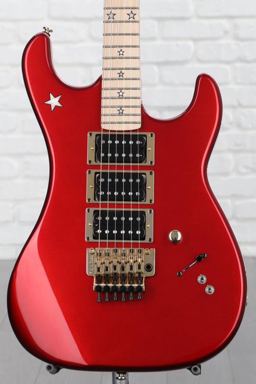 Kramer Jersey Star Electric Guitar Candy Red Sweetwater