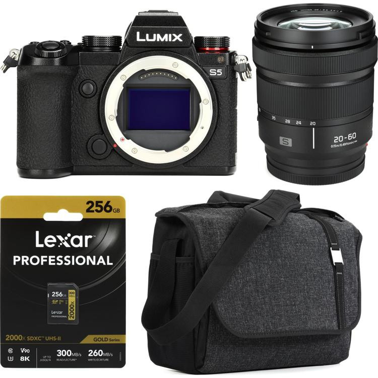 Panasonic Lumix S5 Mirrorless Camera and 20-60mm Lens Essentials