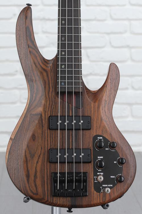 ESP LTD B-1004 Bass Guitar - Natural Satin | Sweetwater