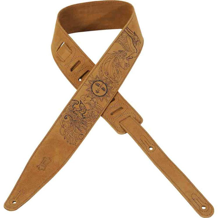 Levy's MS317E Suede Guitar Strap - Design 003 | Sweetwater