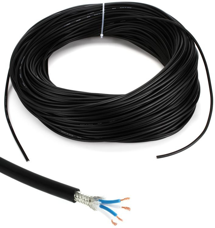 Canare L4E6S Star Quad Bulk Microphone Cable Black 500 Foot Sweetwater