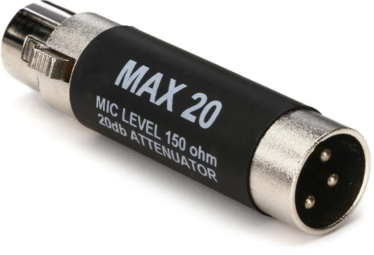 Pro Co MAX20 Mic Attenuator 20dB Sweetwater