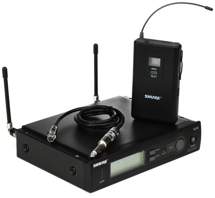 Shure SLX14 Wireless Guitar System H5 Band Sweetwater