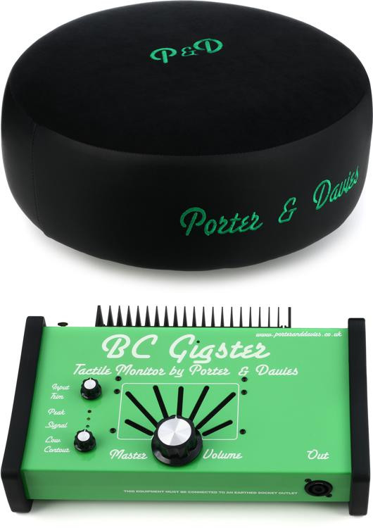 Porter & Davies Gigster Tactile Drum Monitor with Round Throne Top
