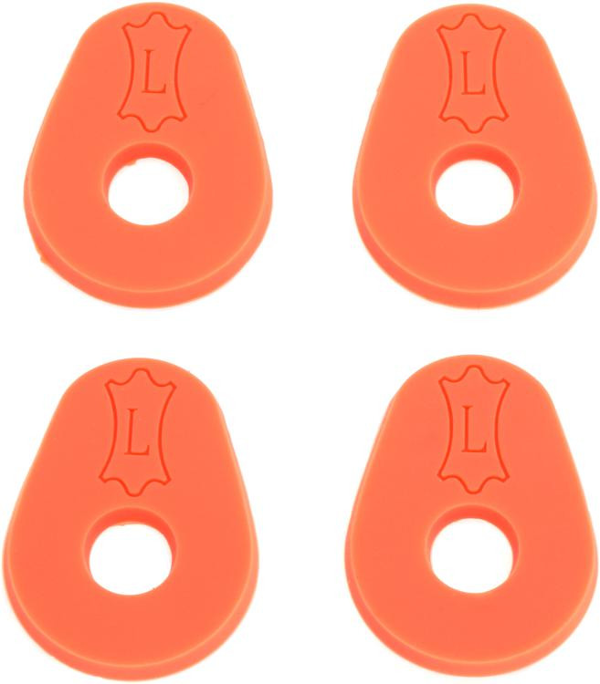 Levy's Rubber Guitar Strap Blocks (Set of 4) Orange Sweetwater
