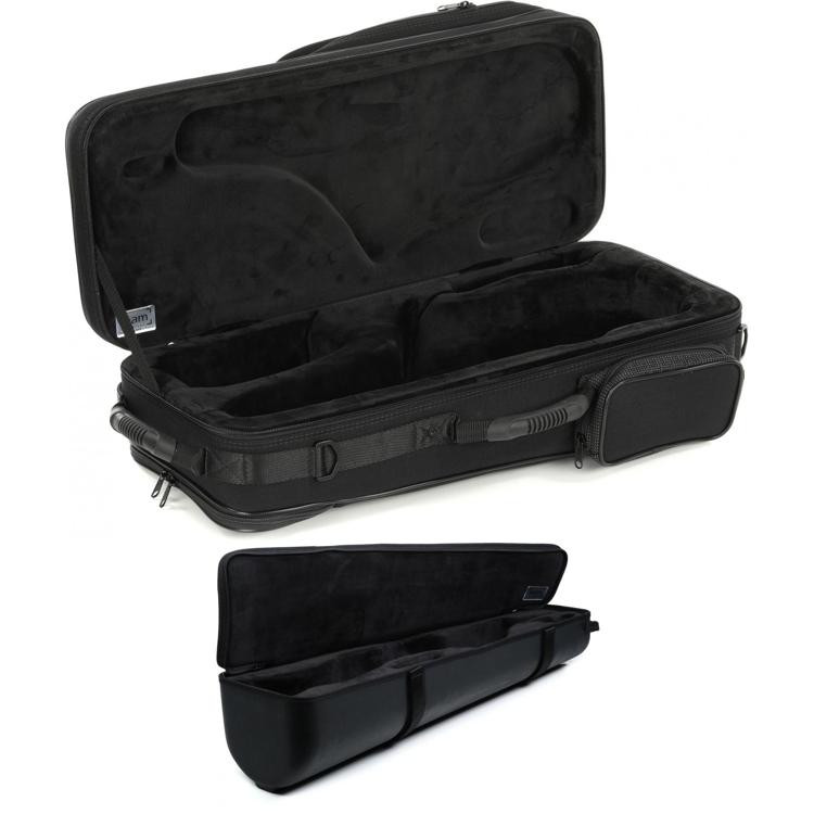 BAM 3021SN Trekking Alto Saxophone and Softpack Soprano Saxophone Cases Black Sweetwater