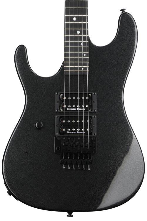 Kramer Nightswan Lefthanded Electric Guitar Jet Black Metallic