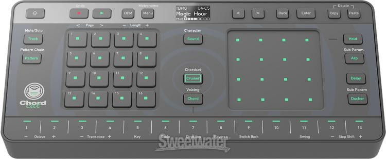 AlphaTheta Chordcat 8-track Groovebox | Sweetwater
