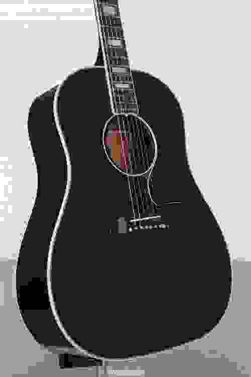 Gibson Acoustic J-45 Custom Acoustic-electric Guitar - Ebony | Sweetwater