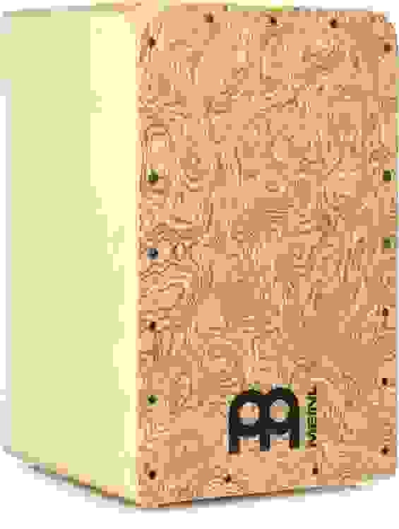 Meinl Percussion Woodcraft Professional Series Cajon - Makah Burl Frontplate