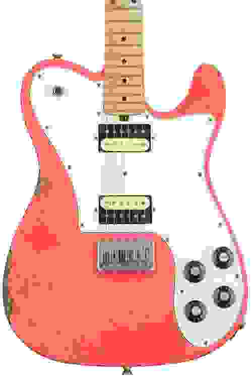 Friedman Vintage T Aged Electric Guitar - Pink, Sweetwater Exclusive