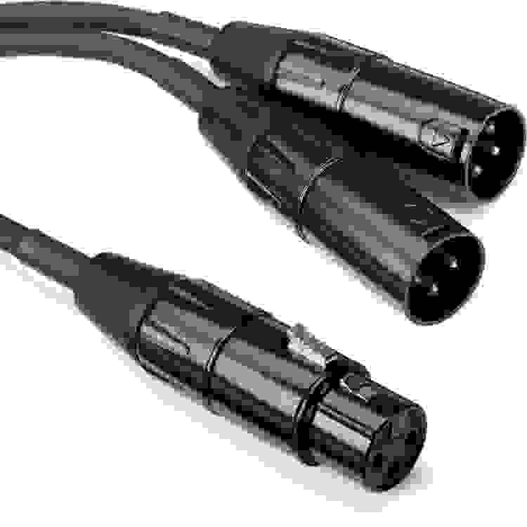 Roland RCC-YC-XF2XM Y Cable - XLR Female to Dual XLR Male