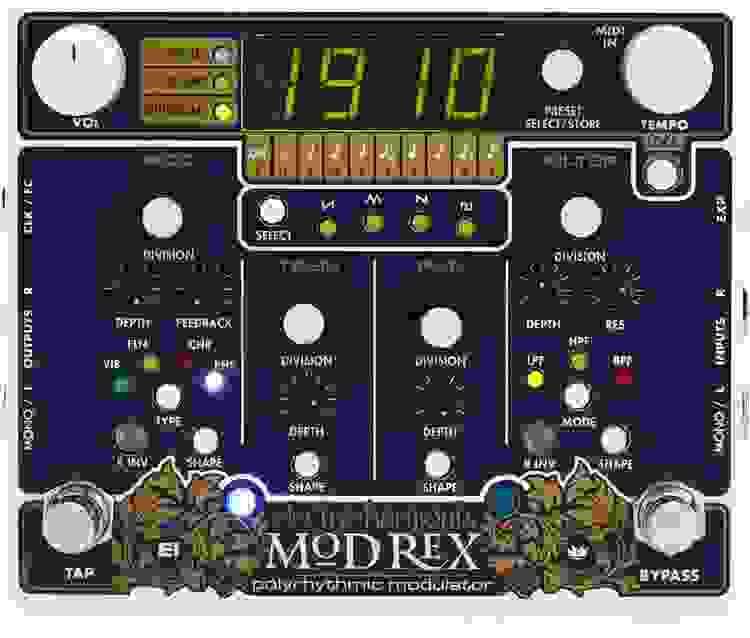 Electro-Harmonix Mod Rex Polyrhythmic Modulator Pedal Reviews