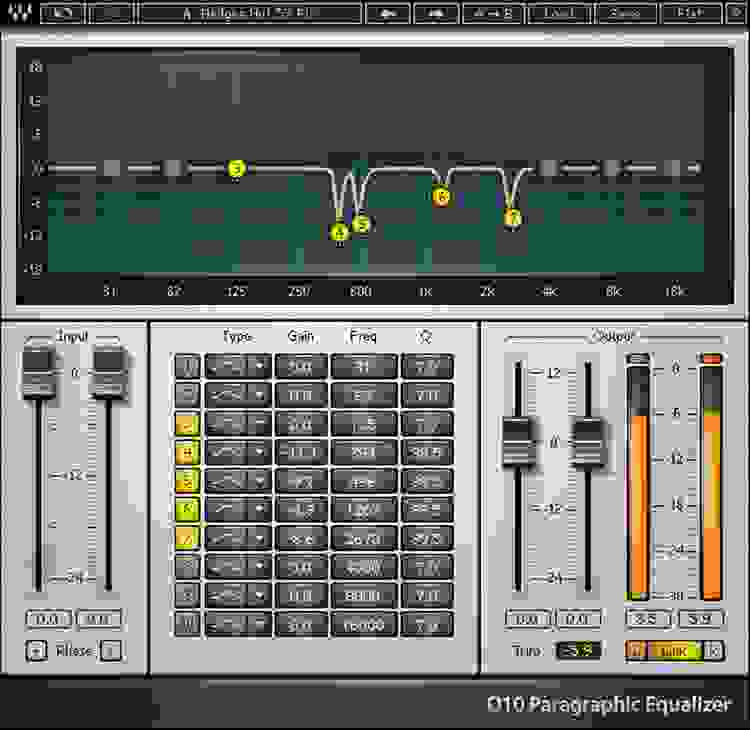 Waves Q10 Equalizer Plug-in