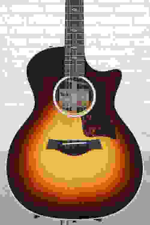 Taylor 454ce-R 12-string Acoustic-electric Guitar - Tobacco Sunburst ...