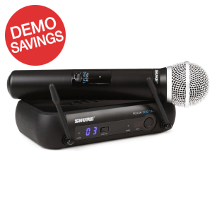Shure PGXD4 Wireless Receiver with DEMO PG58 Wireless Handheld Microphone Transmitter - X8 Band
