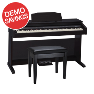 Roland RP30 Digital Upright Piano with Bench - Demo Black