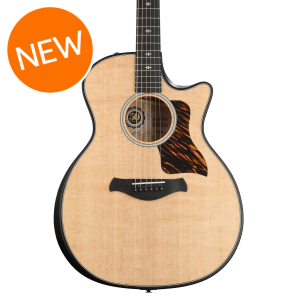 Taylor 314ce Builder's Edition 50th-anniversary Grand Auditorium Acoustic-electric Guitar - Natural Spruce with Tobacco Back and Sides