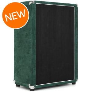 Amplified Nation 2 x 12-inch Vertical Speaker Cabinet - Forest Green Suede