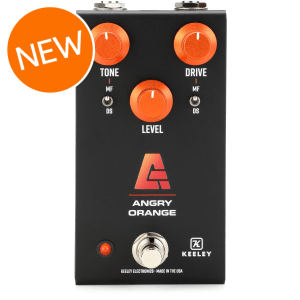 Keeley Angry Orange Distortion and Fuzz Pedal