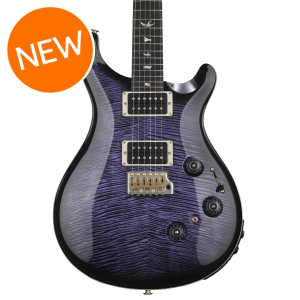 PRS Custom 24 Piezo Electric Guitar - Purple Mist, 10-Top