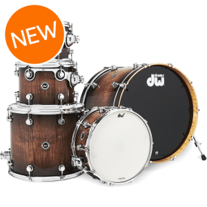 DW DWe 5-piece Shell Pack - Curly Maple Burst