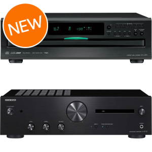 Onkyo DX-C390 2-channel 6-disc CD Player and A-9110 Integrated Amplifier