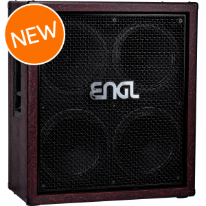 ENGL Amplifiers E412XXL 240-watt 4 x 12-inch Cabinet - Red Snakeskin Tolex