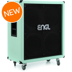 ENGL Amplifiers E412XXL 240-watt 4 x 12-inch Cabinet - Seafoam Green Tolex