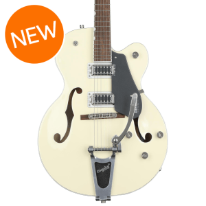 Gretsch G5420T Electromatic Classic Hollowbody Single-cut Electric Guitar with Bigsby - Two-tone Vintage White/London Grey