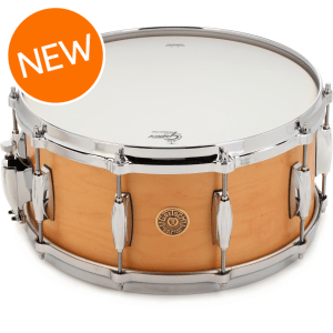 Gretsch Drums USA Custom Ridgeland Snare Drum - 6.5 inch x 14 inch, Satin Natural Lacquer