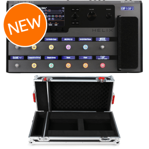 Line 6 Helix Guitar Multi-effects Floor Processor with Tour Case - Space Gray Sweetwater Exclusive
