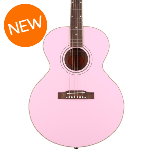 Epiphone J-180 LS Acoustic-electric Guitar - Pink