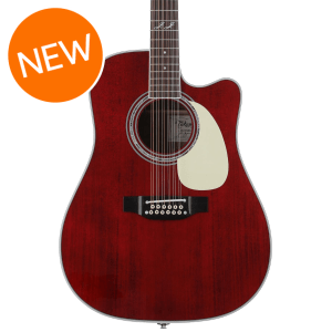 Takamine JJ325SRC-12 John Jorgenson 12-string Acoustic-electric Guitar - Gloss Red