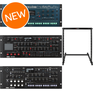 Korg Modwave, Opsix, and Wavestate Modules with Rack Bundle