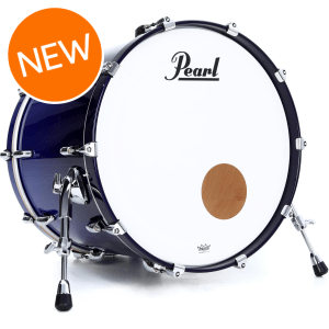 Pearl Masters Maple Pure Bass Drum - 18 x 22 inch - Kobalt Blue Fade Metallic