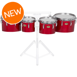 Yamaha MQ-8300 Field-Corps Series Marching Tenor Drums - Small Quad, Red Forest