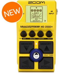 Zoom MS-200D+ MultiStomp Overdrive and Distortion Pedal