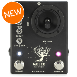 Walrus Audio Melee: Wall of Noise Distortion/Reverb Pedal - Black