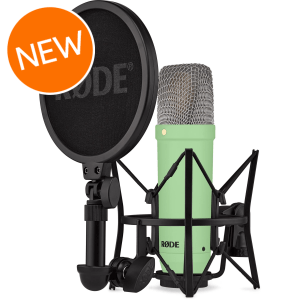 Rode NT1 Signature Series Condenser Microphone with SM6 Shockmount and Pop Filter - Green