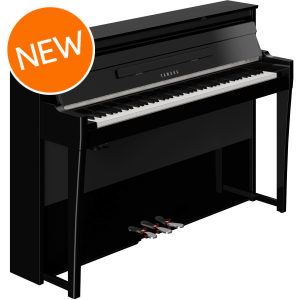 Yamaha AvantGrand NU1XA Digital Upright Piano - Polished Ebony