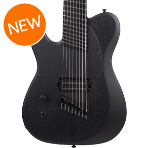 Schecter PT-8 MS Black Ops 8-string Left-handed Electric Guitar - Black