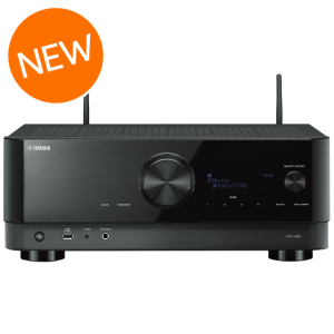 Yamaha RX-V6ABL 7.2-channel AV Receiver with 8K HDMI and MusicCast - Black