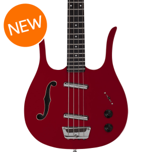 Danelectro Red Hot Longhorn Semi-hollowbody Bass Guitar - Red