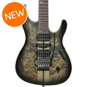 Ibanez Premium S1070PBZCKB Electric Guitar - Charcoal Black Burst