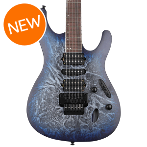Ibanez S770CZM Solidbody Electric Guitar - Cosmic Blue Frozen Matte