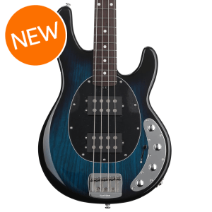 Ernie Ball Music Man StingRay Special 4 HH Bass Guitar - Blue Burst with Rosewood Fingerboard