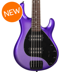 Ernie Ball Music Man StingRay Special 5 HH Bass Guitar - Grape Crush with Rosewood Fingerboard