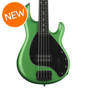 Ernie Ball Music Man StingRay Special 5 H Bass Guitar - Kiwi Green with Ebony Fingerboard