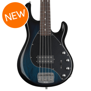 Ernie Ball Music Man StingRay Special 5 H Bass Guitar - Pacific Blue Burst with Rosewood Fingerboard